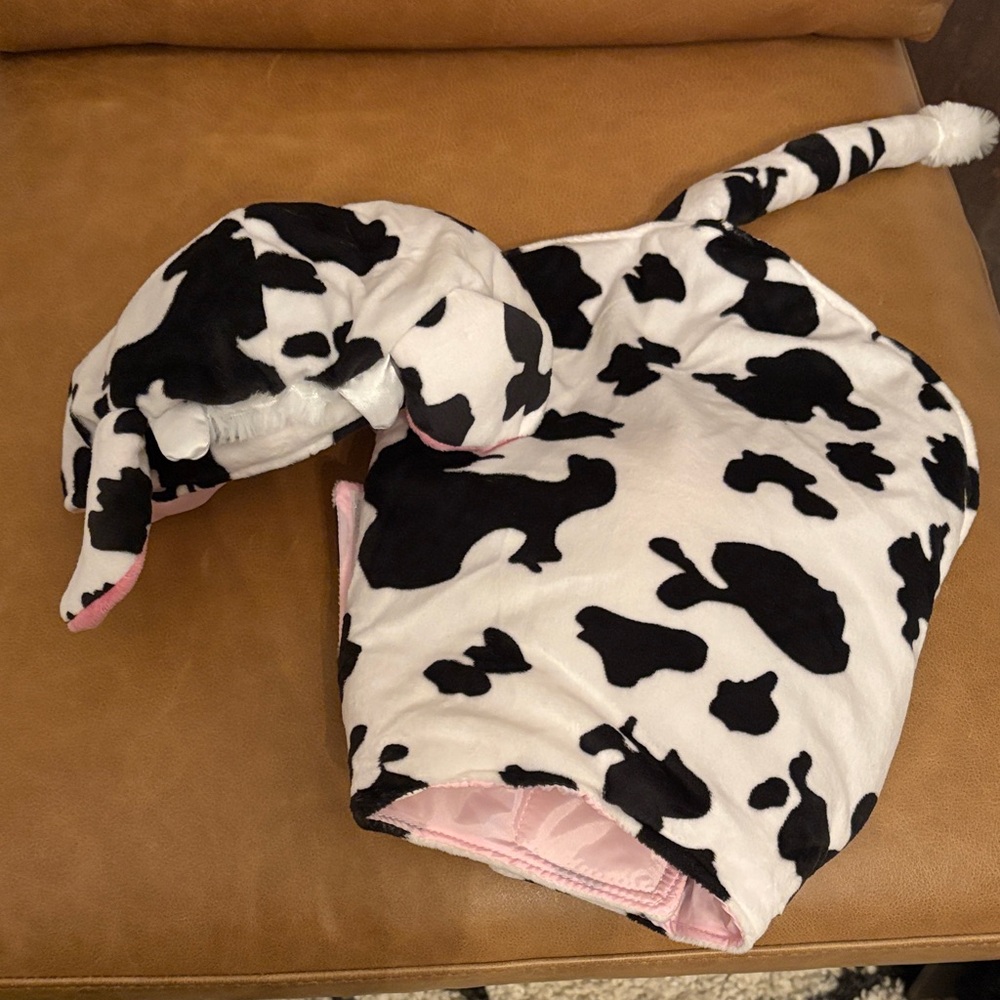 Cozy Cow Pattern Dog Outfit